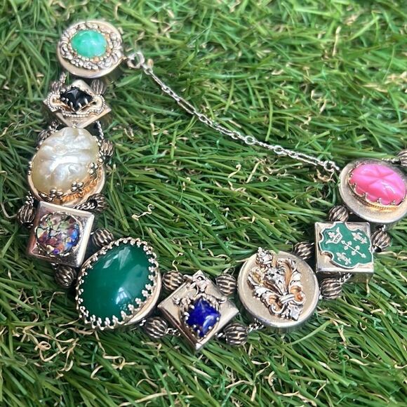 Vintage Slider Bracelet - 14k Gold - VINTAGE - Clasp Closure - SLIDER Bracelet - Picture 2 of 6